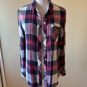 Rails plaid shirt size M
